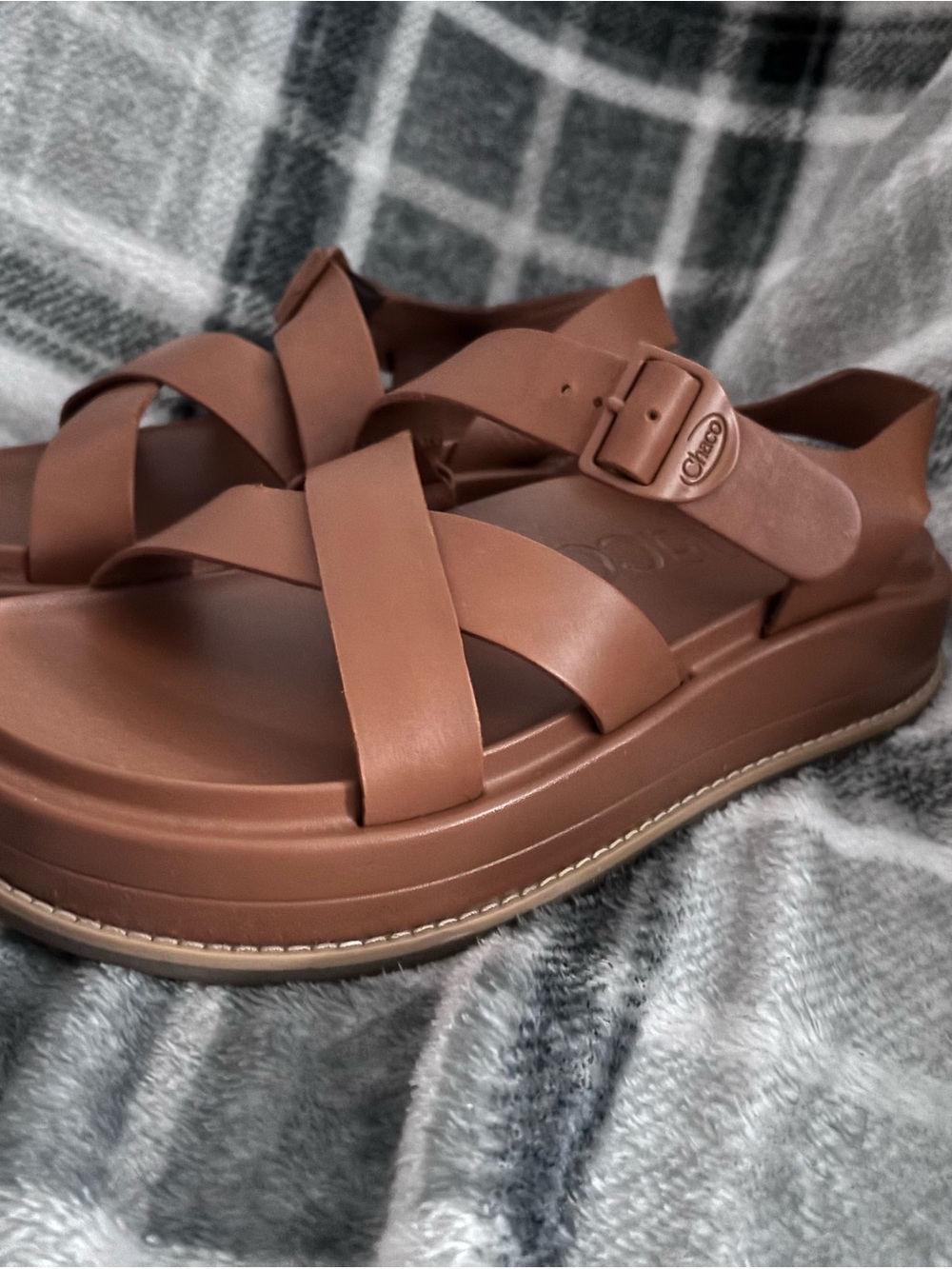 Chaco Women's Townes Platform Sandals EUC Size 8
